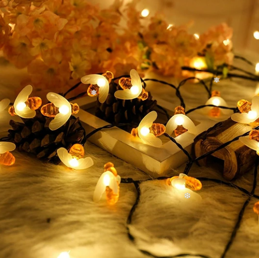 Solar Bee String Lights