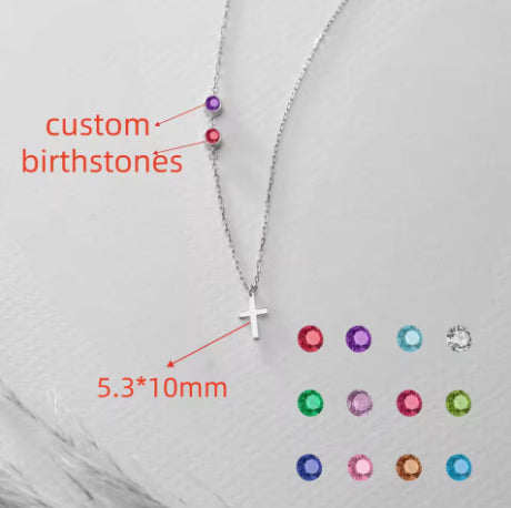 The Grandkids Birthstone Necklace