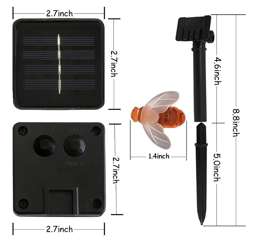 Solar Bee String Lights