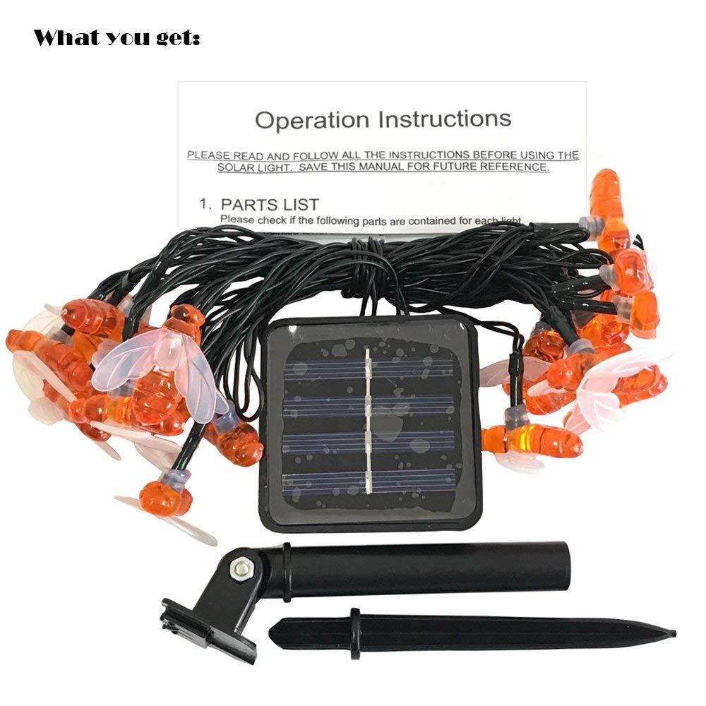 Solar Bee String Lights
