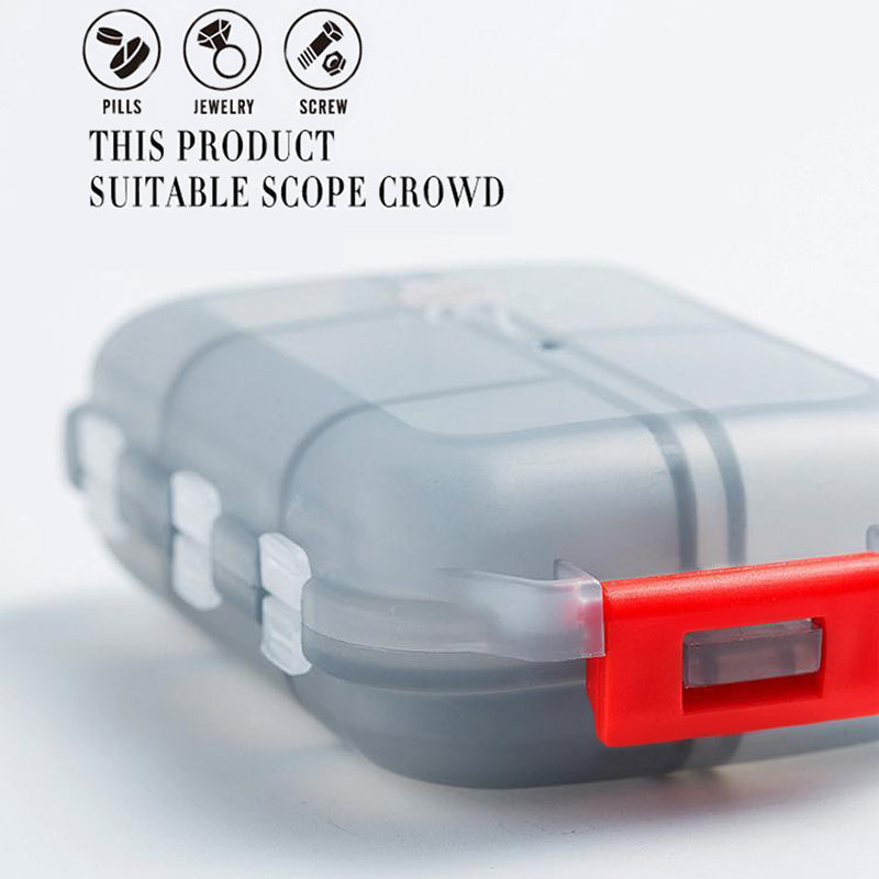 10-Grid Travel Pill Organizer