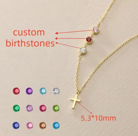 The Grandkids Birthstone Necklace