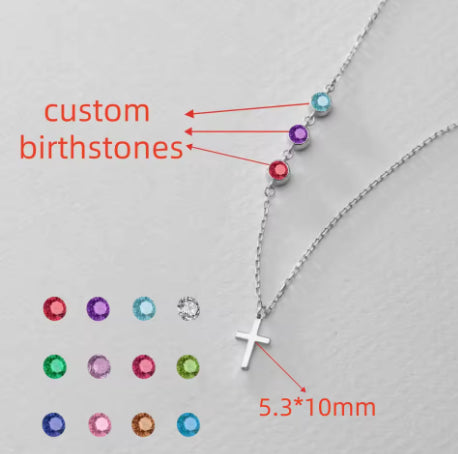 The Grandkids Birthstone Necklace